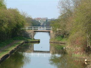 Moat Bridge on the Rushall Canal. Walsall, UK